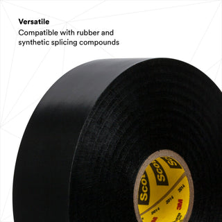 Scotch® Super 33+ Vinyl Electrical Tape, 1 in x 36 yd, Black