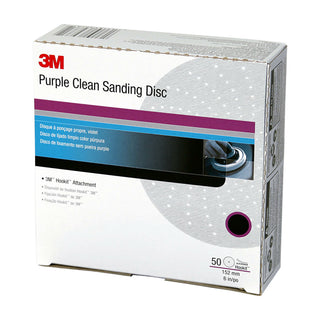 3M Hookit Purple Clean Sanding Disc 334U, 30760, 6 in, P800 grade