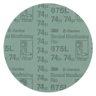 3M Diamond Microfinishing PSA Film Disc 675L, 12 in x NH 9 Mic