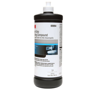 3M Super Duty Rubbing Compound, 05954, 1 qt (32 fl oz/946 mL), 6 percase