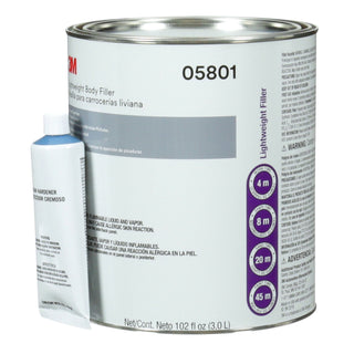 3M Lightweight Body Filler, 05801, 1 gal