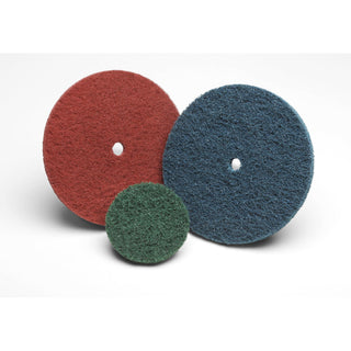 Standard Abrasives Buff and Blend HS Disc, 860708, 6 in x 1/2 in A VFN,
10/Pac