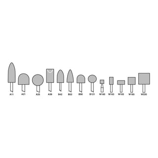 Standard Abrasives Unitized Mounted Point 877105, 821 B90 x 3 mm