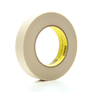 3M Glass Cloth Tape 361, White, 1 in x 60 yd, 6.4 mil, 36 rolls percase