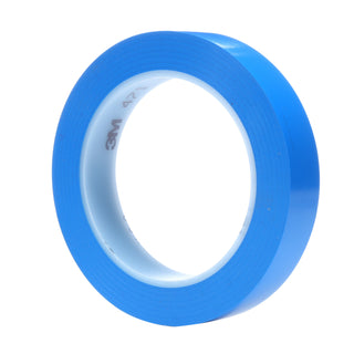 3M Vinyl Tape 471, Blue, 3/4 in x 36 yd, 5.2 mil