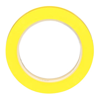 3M Vinyl Tape 471, Yellow, 1/2 in x 36 yd, 5.2 mil