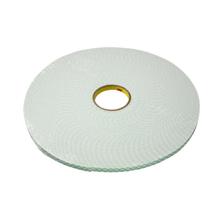 3M Double Coated Urethane Foam Tape 4008, Off White, 3/8 in x 36 yd,125 mil