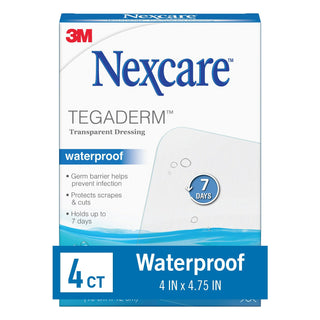 Nexcare Tegaderm Transparent Dressing H1626, 4 in x 4 3/4 in, (10 cm x12 cm)