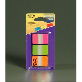 Post-it® Divider Tabs 686-PGOT, 1 in x 1.5 in (25,4 mm x 38,1 mm)