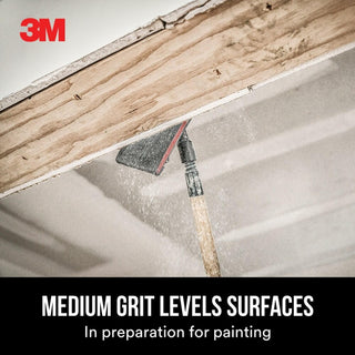 3M Drywall Sanding Sheet 99431NA, 4 3/16 in x 11 1/4 in, 150 Grit, 25 shts/pk