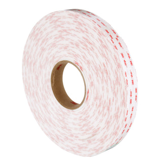 3M VHB Tape 4930, White, 1/2 in x 72 yd, 25 mil