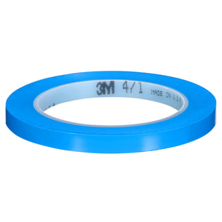 3M Vinyl Tape 471, Blue, 3/8 in x 36 yd, 5.2 mil