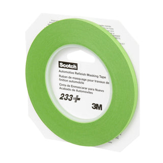 Scotch® Performance Masking Tape 233+ 26344, Green, 6 mm x 55 m