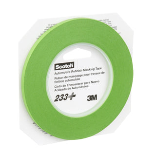 Scotch® Performance Masking Tape 233+ 26344, Green, 6 mm x 55 m