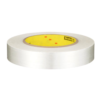 Scotch® Filament Tape 893, Clear, 24 mm x 55 m, 6 mil