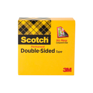 Scotch® Double Sided Tape 665, 3/4 in x 1296 in, Boxed