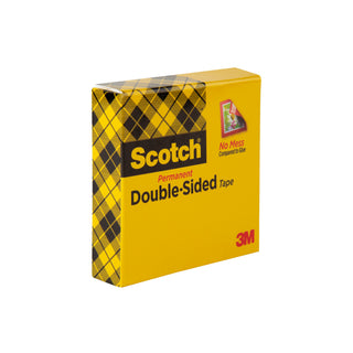 Scotch® Double Sided Tape 665, 1/2 in x 1296 in Boxed