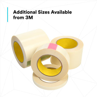 3M UHMW Film Tape 5423, Transparent, 3 in x 18 yd, 12 mil, 3 rolls percase