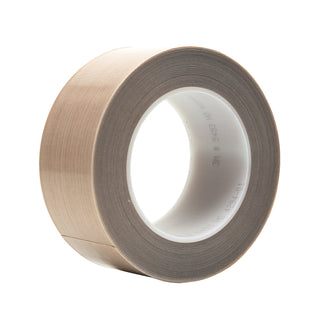 3M PTFE Glass Cloth Tape 5453, Brown, 1 in x 36 yd, 8.2 mil, 9 rollsper case