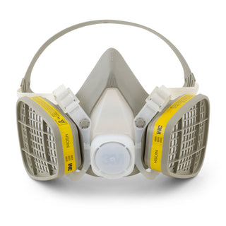 3M Half Facepiece Disposable Respirator Assembly 5203, OrganicVapor/Acid Gas