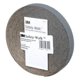 3M Safety-Walk Slip-Resistant Medium Resilient Tapes & Treads 370,Gray