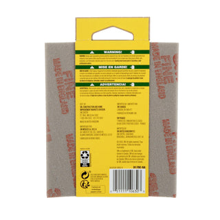 3M General Purpose Sanding Pad 917DC-NA, 4 1/2 in x 5 1/2 in x 3/16 in, Fine