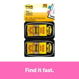 Post-it® Flags 680-SH2, 1 in. x 1.7 in.