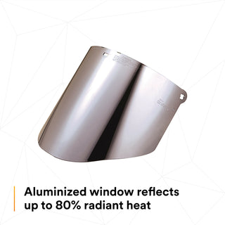 3M Aluminized Polycarbonate Molded Clear Faceshield Window,82504-00000