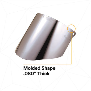 3M Aluminized Polycarbonate Molded Clear Faceshield Window,82504-00000