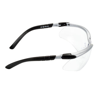 3M BX Protective Eyewear 11380-00000-20, Clear Anti-Fog Lens,Silver/Black Frame