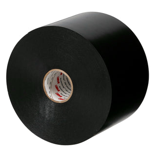 3M Scotchrap Vinyl Corrosion Protection Tape 51, 4 in x 100 ft,Unprinted, Black