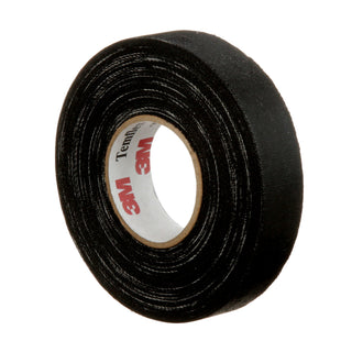 3M Temflex Cotton Friction Tape 1755, 3/4 in x 60 ft, Black