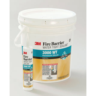 3M Fire Barrier Water Tight Sealant 3000WT, Gray, 20 fl oz SausagePack