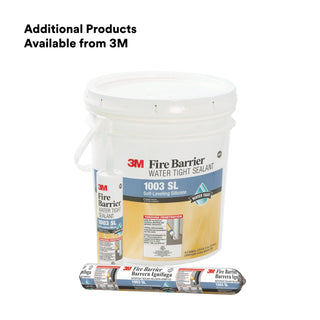 3M Fire Barrier Water Tight Sealant 1003 SL, Gray, 20 fl oz SausagePack