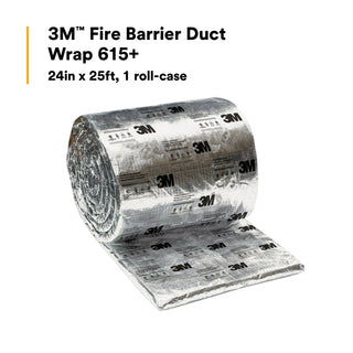 3M Fire Barrier Duct Wrap 615+, 24 in x 25 ft