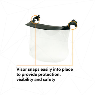 3M Clear Polycarbonate MultiVisor System V4F-10P