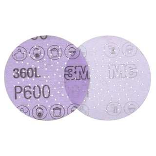 3M Xtract Film Disc 360L, P600 3MIL, 3 in, Die 300LG, 100/Pac