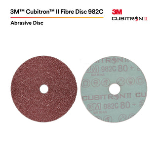 3M Cubitron II Fibre Disc 982C, 36+, TN Quick Change, 5 in, DieTN500P