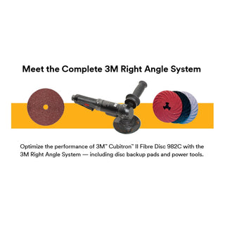 3M Cubitron II Fibre Disc 982C, 36+, TN Quick Change, 4-1/2 in, DieTN450E