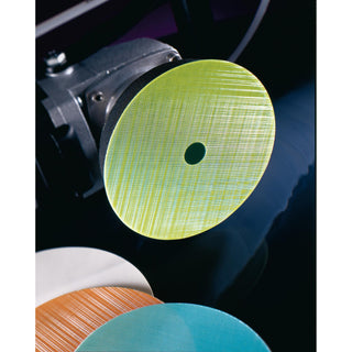 3M Trizact Hookit Film Disc 268XA, A35 3MIL, Green, 6 in x NH, Die
600Z