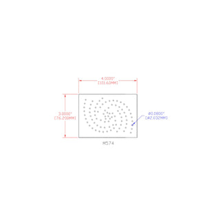 3M Hookit Clean Sanding Sheet 236U, P100 C-weight, 3 in x 4 in, Die
M574