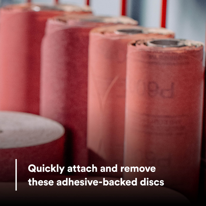 3M Red Abrasive Stikit Disc, 01106, 6 in, P600 grade, 100 discs per
roll