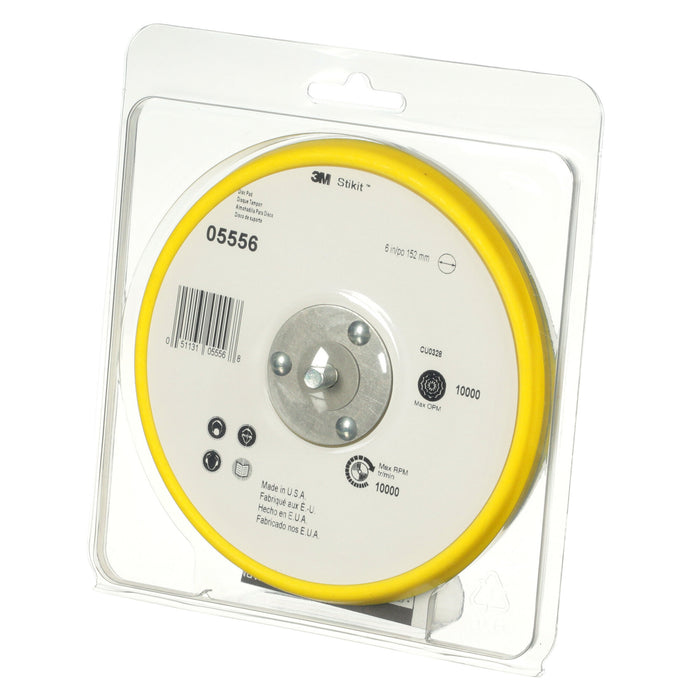 3M Stikit Low Profile Disc Pad, 05556, 6 in x 3/8 in x 5/16-24External