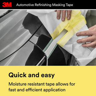 3M Automotive Refinish Masking Tape, 03423, 18 mm x 32 m