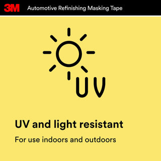 3M Automotive Refinish Masking Tape, 03423, 18 mm x 32 m