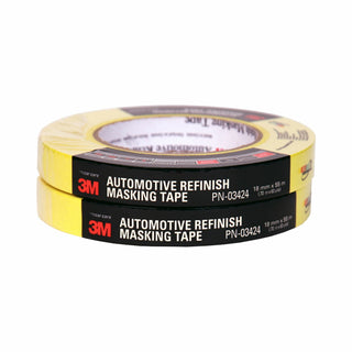 3M Automotive Refinish Masking Tape, 03423, 18 mm x 32 m