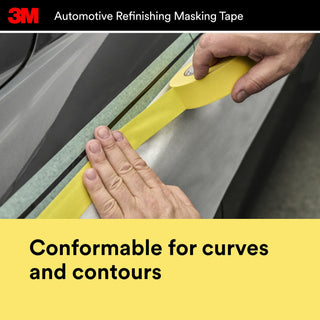 3M Automotive Refinish Masking Tape, 03423, 18 mm x 32 m