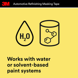 3M Automotive Refinish Masking Tape, 03425, 36 mm x 32 m