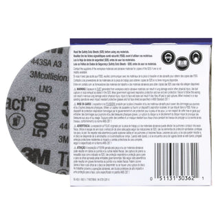 3M Trizact Hookit Foam Disc 30362, P5000, 3 in, 15 Discs/Carton