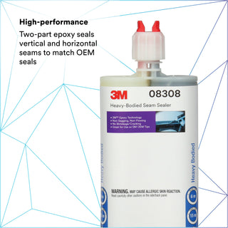 3M Heavy-Bodied Seam Sealer, 08308, 200 ml cartridge